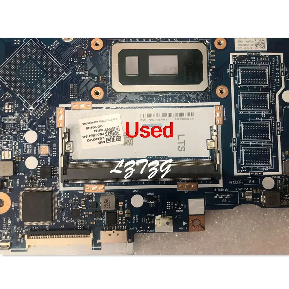 Used for Lenovo Ideapad S145-15IWL/V15-IWL Laptop Motherboard mainboard  With CPU 4205U UMA FRU 5B20S41745 5B20S41746