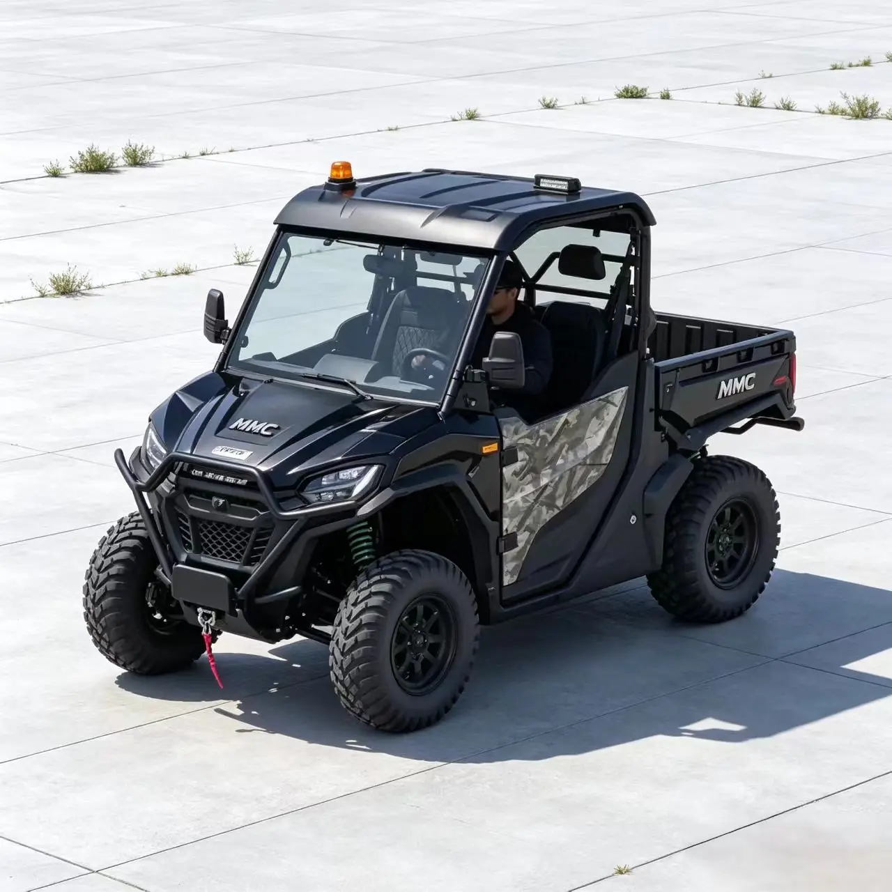 Large displacement ample  heavy-duty UTV off-road vehicle   mountain slopes and heavy loads freely traversing complex terrains