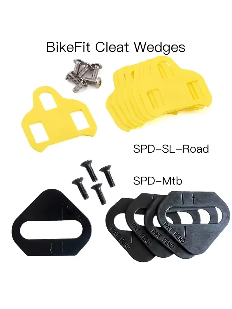 AliExpress NONE 8 BikeFit clamp wedges/pack bicycle accessories for Shimano Road SPD-SL and MTB SPD ATAC SpeedPlay crank brake clamps