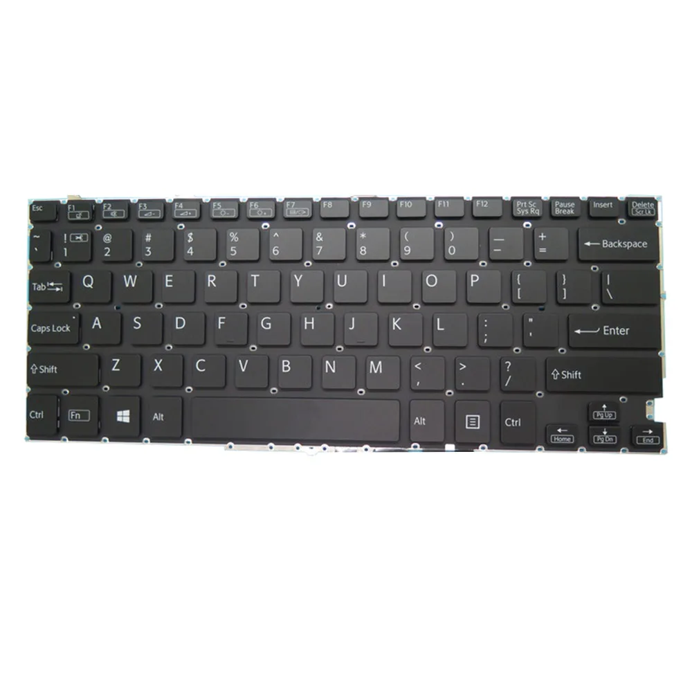 

Laptop Keyboard For SONY For VAIO SX12 VJS122 VJS121 English US Black With Backlit New