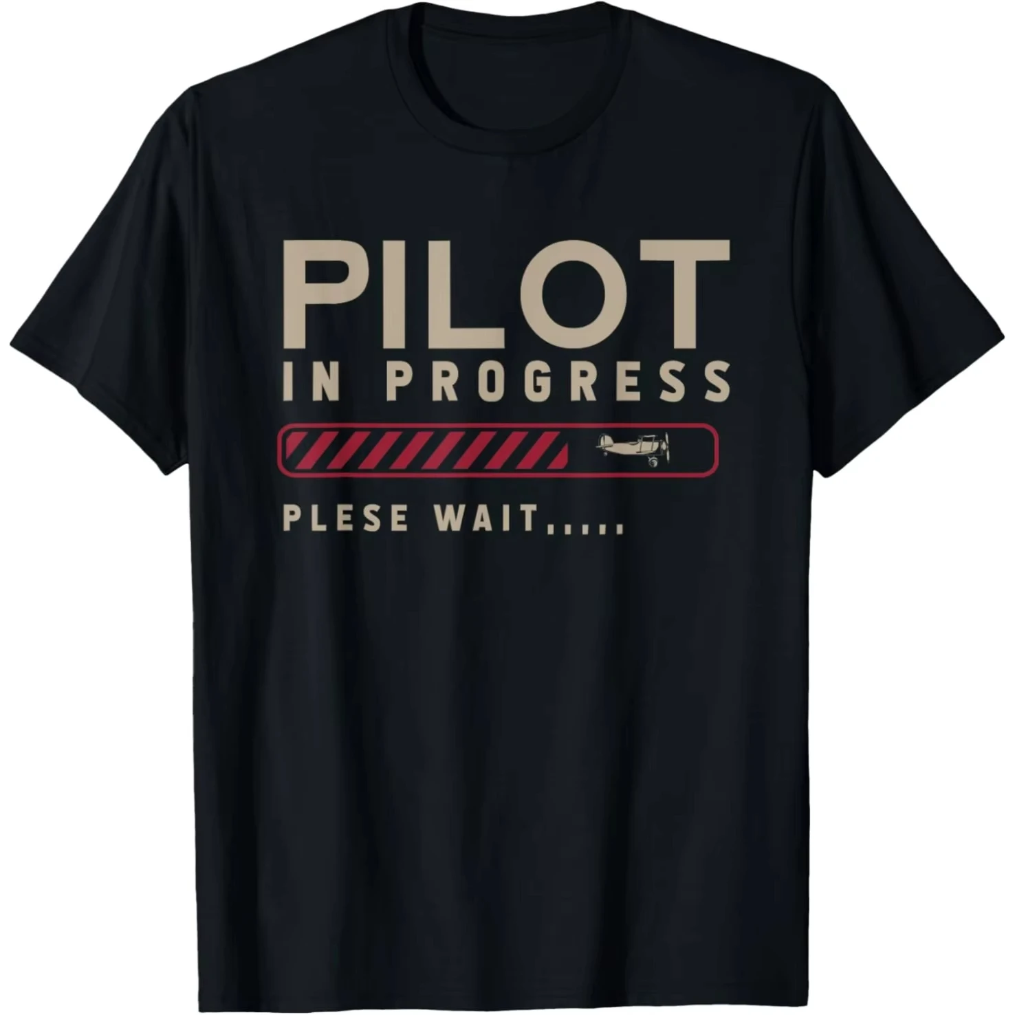Funny Pilot Dad Aviation Airplane T-Shirt, Unisex Loose Humor Tee, Father Casual Streetwear Short Sleeve Top
