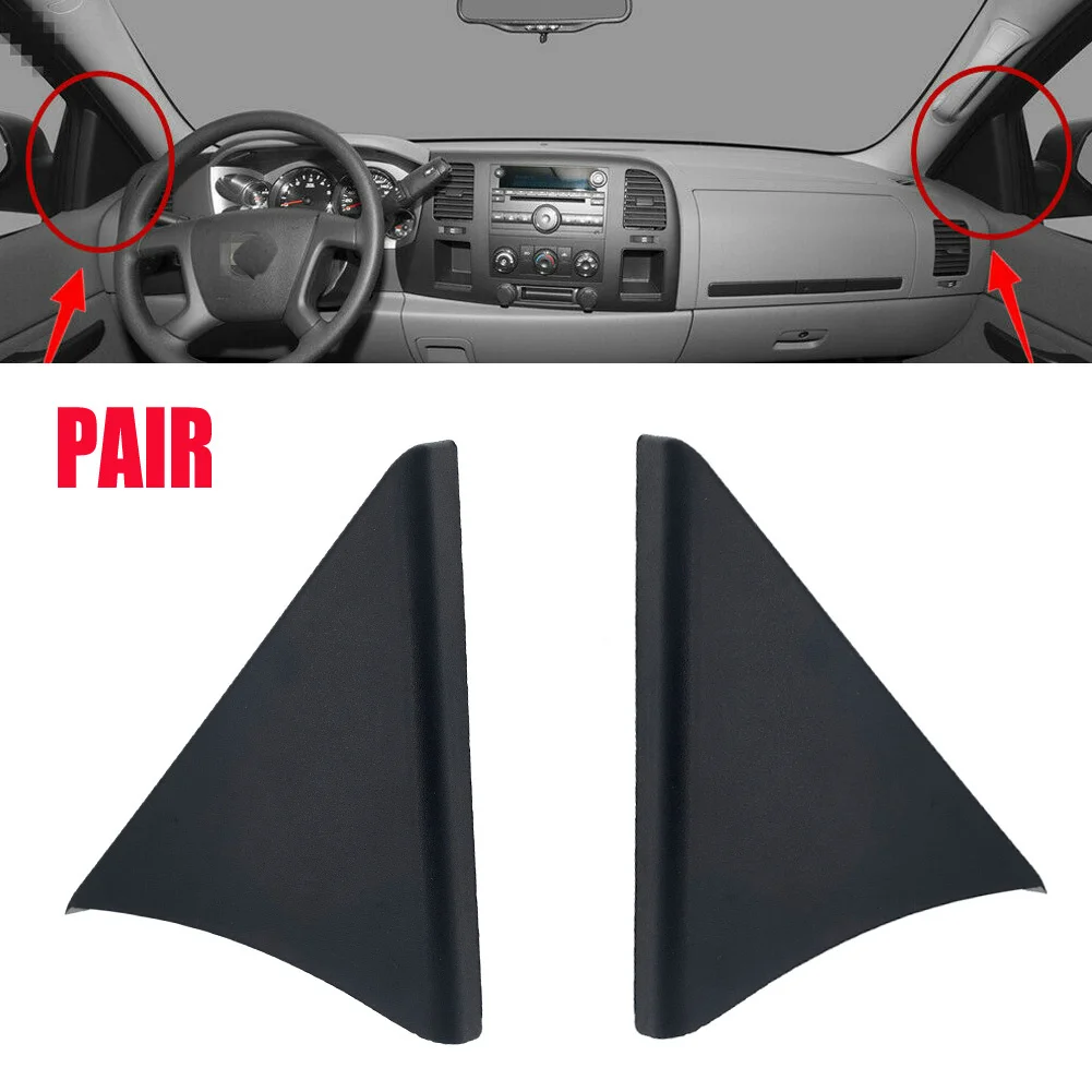 2pcs Car Side Interior Door Upper Trim Panel For SILVERADO AVALANCHE SIERRA 2007-2013 For TAHOE SUBURBAN For YUKON 2007-2014