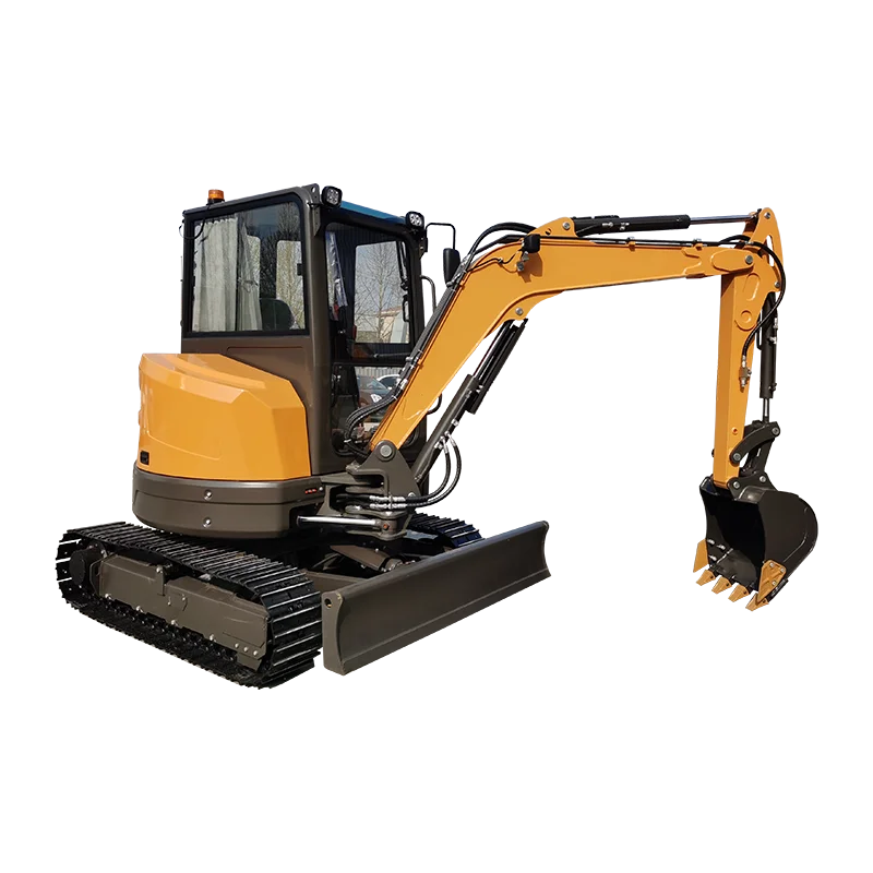 

Customized 4-ton tracked small excavator, multifunctional agricultural wood grabbing machine, large excavation pit excavator