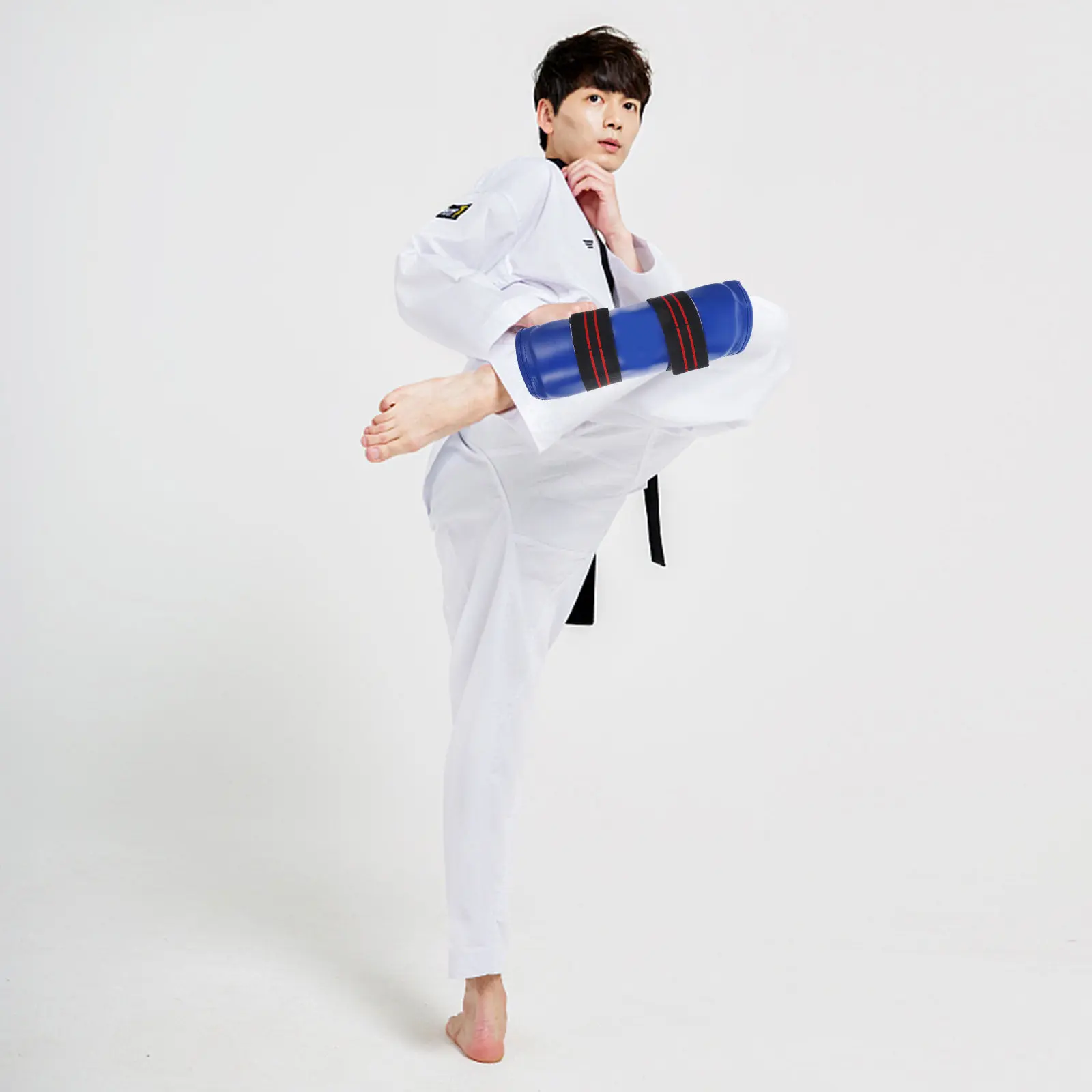 

Arm Shin Guards Set Taekwondo Protective Gear PU Elastic Band Easy Wear Size Xl Boxing Mma Muay Thai Kickboxing Shin