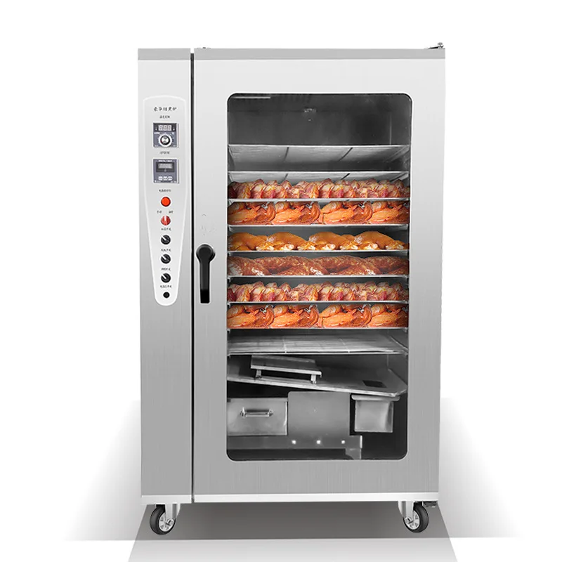 

Five Nine Shelves Sausage Chicken Fish Smoking House Food Smoke Oven Meat Smoker 110V/220V 1000W
