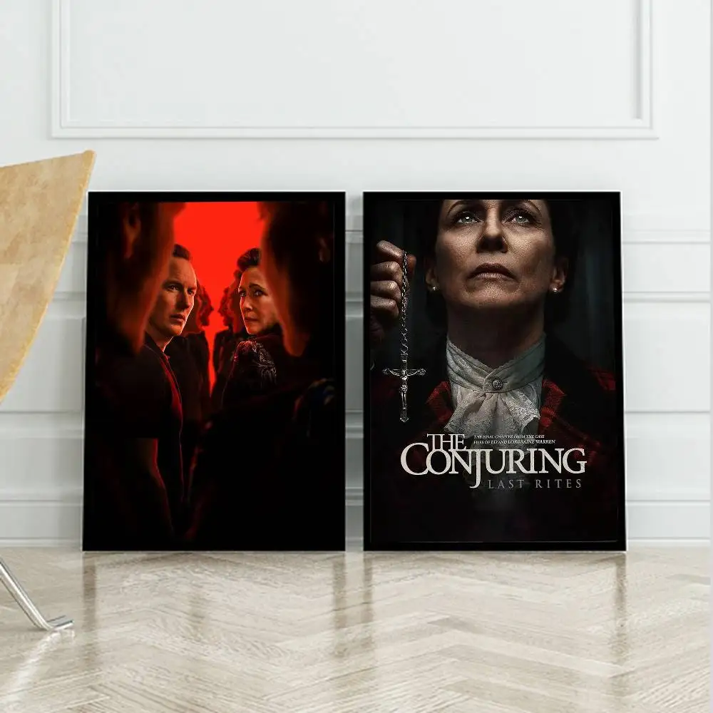 1 قطعة 2025 The Conjuring آخر رسومات الفيلم المشارك ذاتية اللصق الفن ورق مقاوم للماء ملصق مقهى بار غرفة جدار ديكور