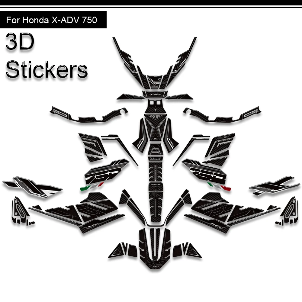 

For Honda X-ADV750 Adventure Motorcycle Protector Stickers Decals Body Fender Shell Fairing Handguard Wind Deflector 2025 Models