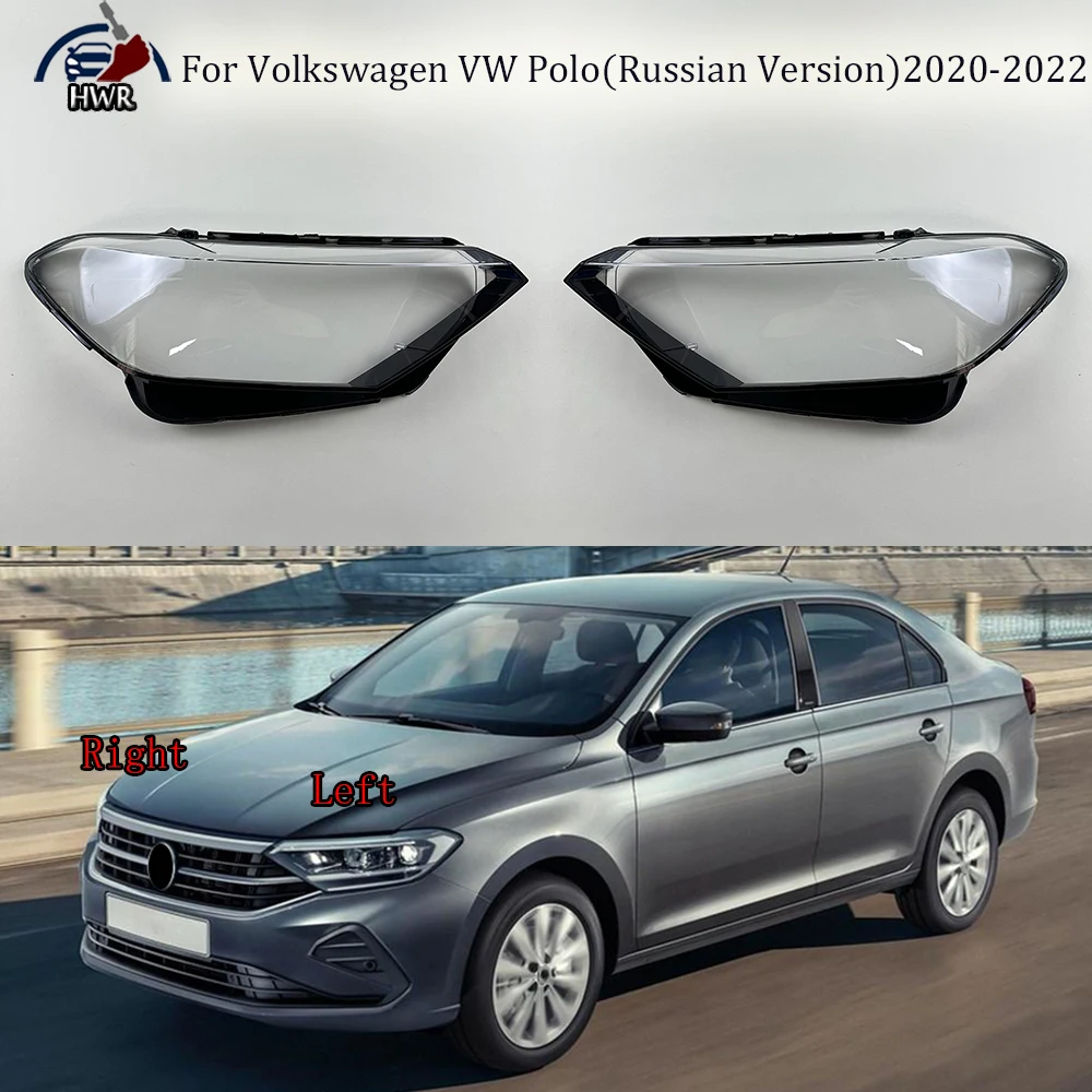 

Headlamp Transparent Cover Lampshade Headlight Shell Lens Plexiglass For Volkswagen VW Polo (Russian Version) 2020 2021 2022