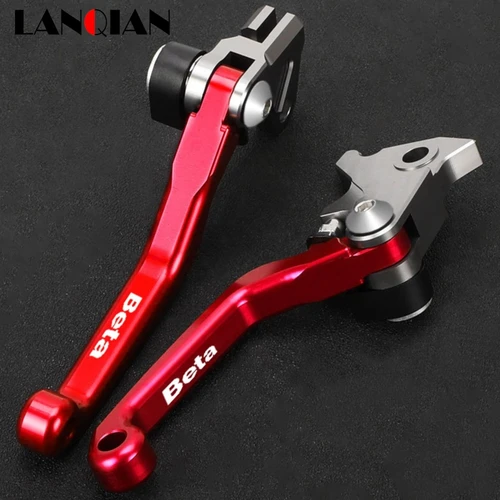 Imagen 1 del producto Palancas de embrague de freno plegables de aleación de aluminio para Motocross 2024, mango para Beta 250 300 350 390 430 480 RR 2T 4T 2013-2023 Dirt Bike