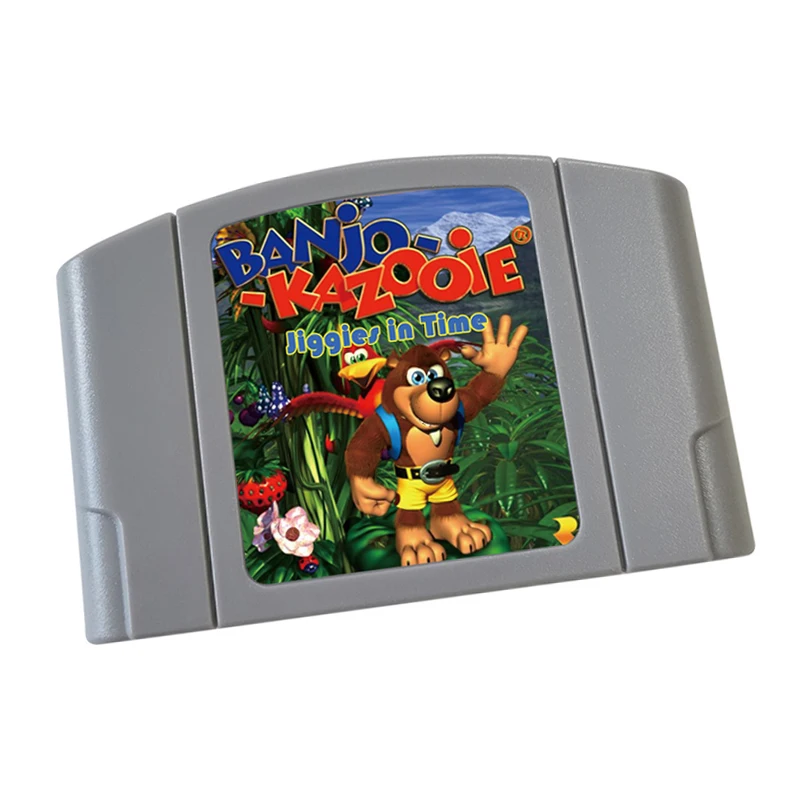 N64 games Cartridge-Banjo Kazooie jiggies of time NTSC Version Retro Games reconstructed