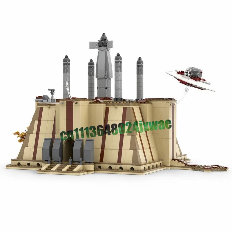 NEW 2430 PCS Peacekeeper Temple MOC Architecture Model Custom Puzzle DIY Assembly Educational Toy Gift Collection Display Bricks