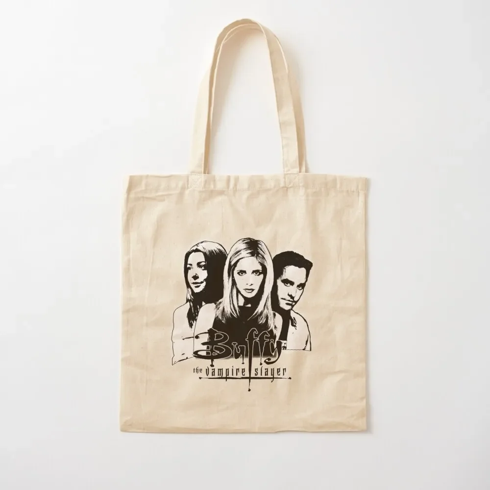 

A Trio of Scoobies (Willow, Buffy & Xander) Tote Bag tote bag women Custom bag Shopper handbag Handbags women