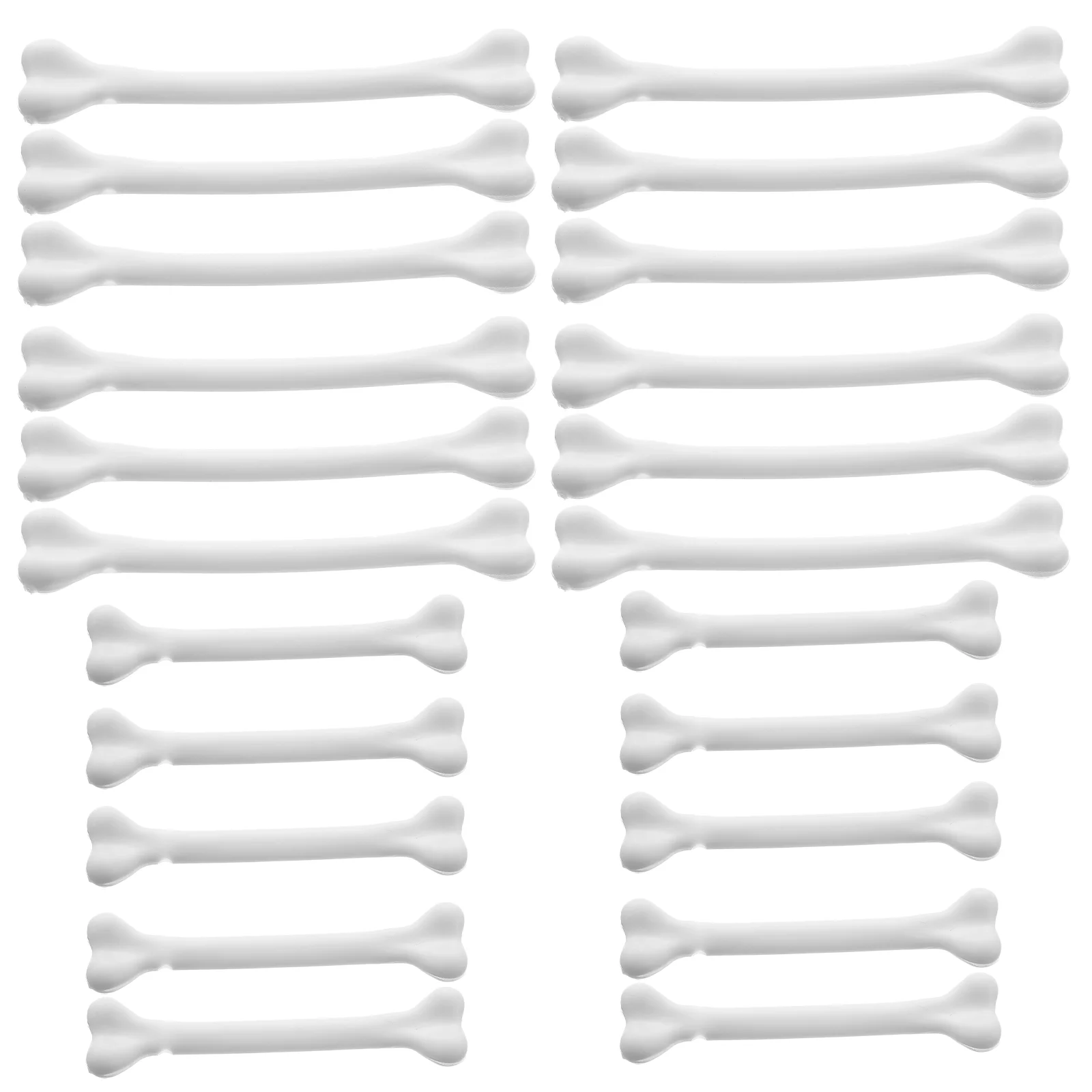 

50 Pcs Mingle Mocktails Bone Swizzle Stick Halloween Stirrer Plastic Stirring Rods Blender Mixing Sticks Coffee White Baby