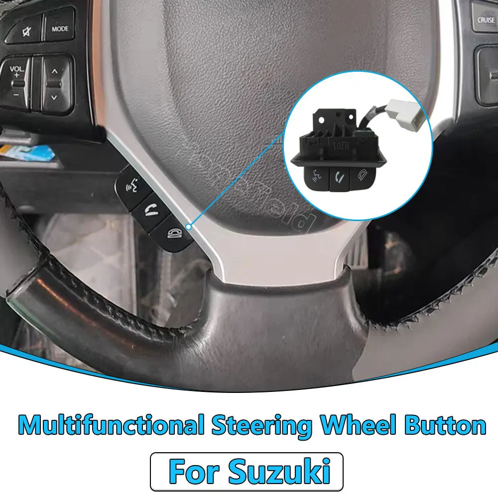 Car Steering Wheel Button Multifunction Bluetooth-compatible Phone Control Switch For Suzuki Vitra SX4 S-CROSS accessories tools