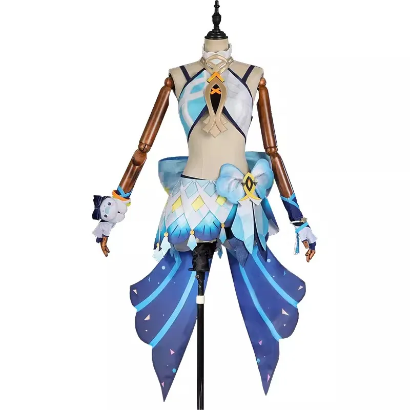 COS-KiKi-traje de juego de impacto Genshin Mualani para mujer, uniforme Sexy encantador, disfraz de Cosplay, traje de juego de rol para fiesta de Halloween, XS-XXL