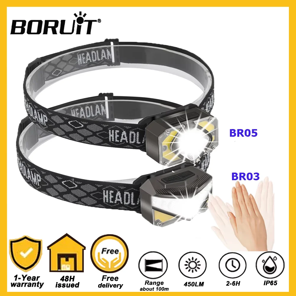 

BORUiT-суперъяркий фонарь; Рабочий фонарь; USB-C; Аккумуляторный фонарь; Светодиодный; Водонепроницаемый; Для рыбалки; Для кемпинга