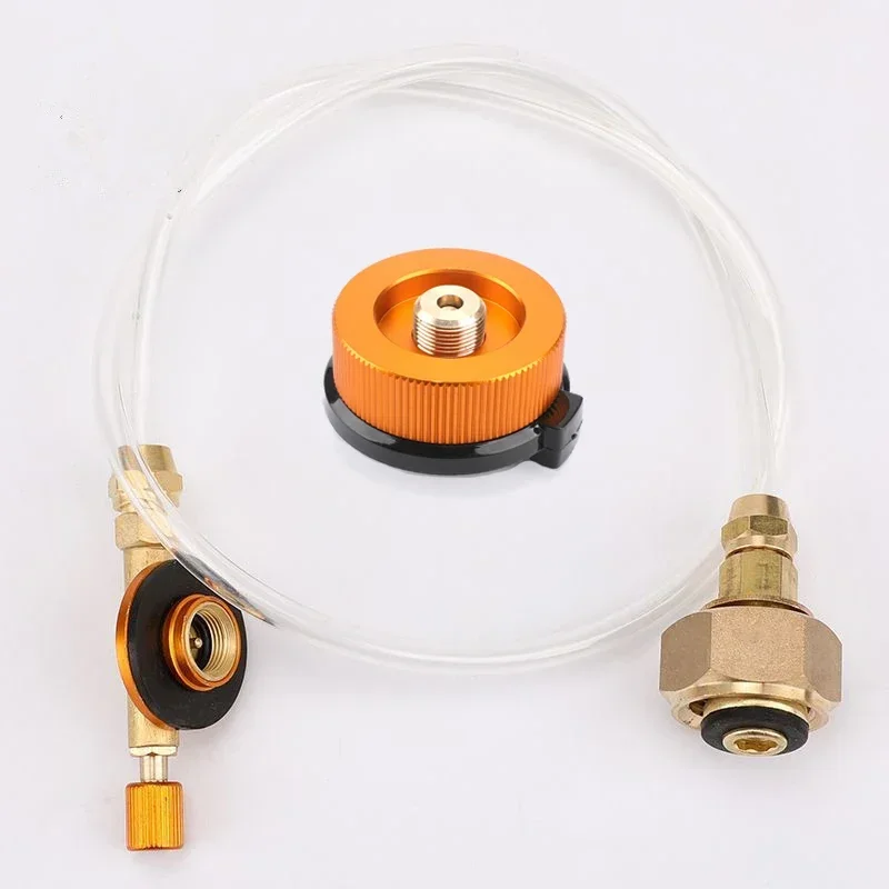 Outdoor Camping Gas Stove Propane Refill Adapter Tank Coupler Adaptor Gas Charging Accessories Equipment for Hiking Gas Stove