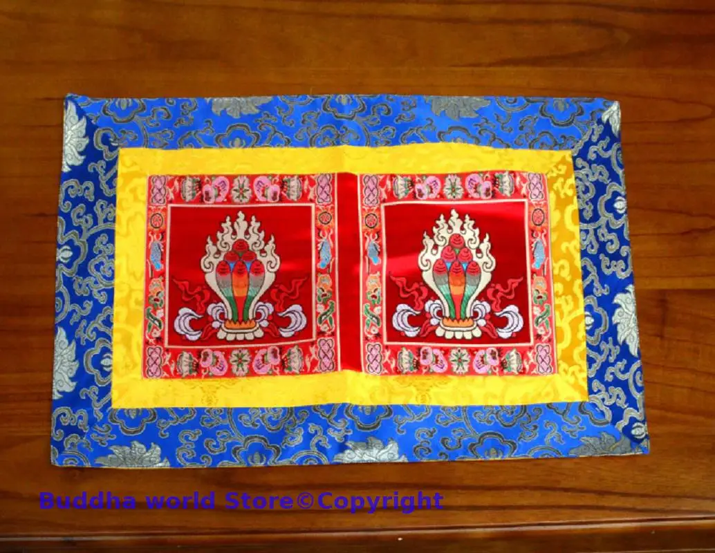 50% OFF Buddhism decoration Tibet family home Temple Altar Auspicious Table cloth mat Cushion for holy Worship Buddha statue