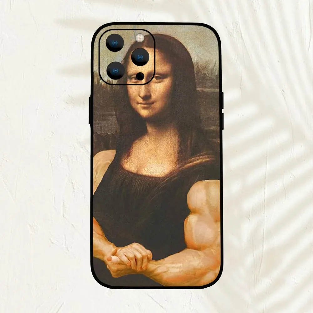 Funny Mona lisa  Phone Case  For Samsung Galaxy S24 S23 S22 S21 S20 Ultra Plus S20FE FE Cover