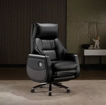 High-end Ergonomic and Comfortable Executive Chair for CEO, Manual Reclining, Lay Flat, Customizable, Versatile Office Chair