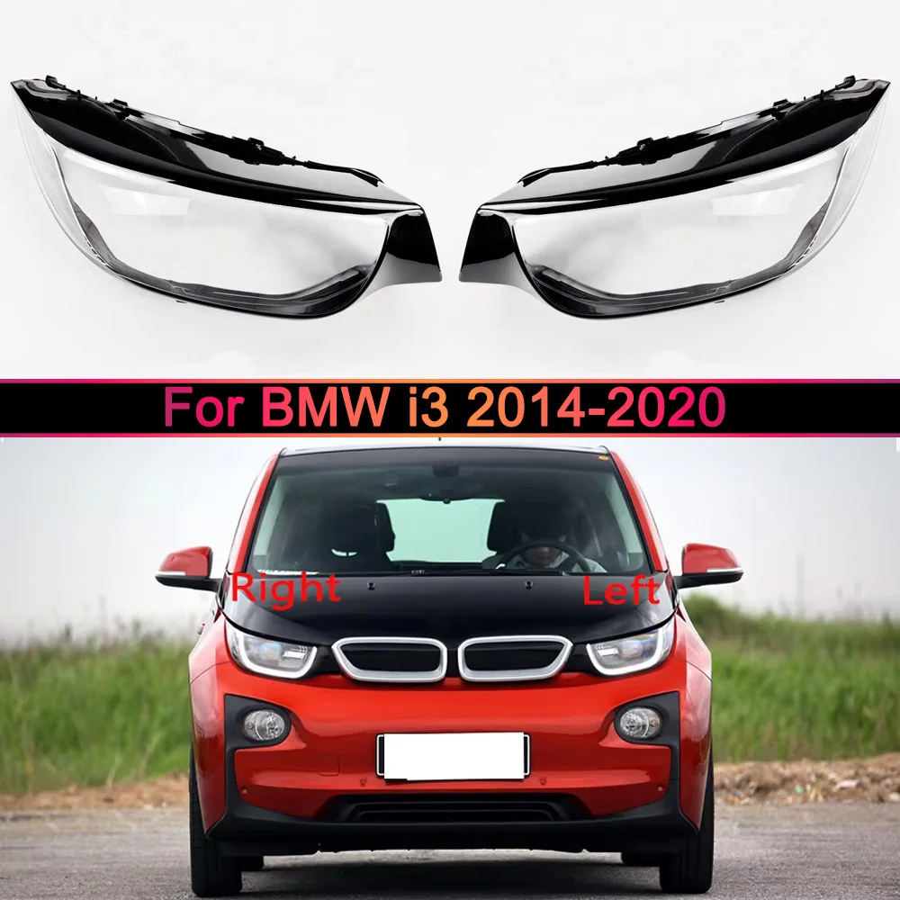 

For BMW i3 2014 2015 2016 2017 2018 2019 2020 Car Accessories Headlamps Transparent Lampshades Lamp Shell Headlights Lens Cover