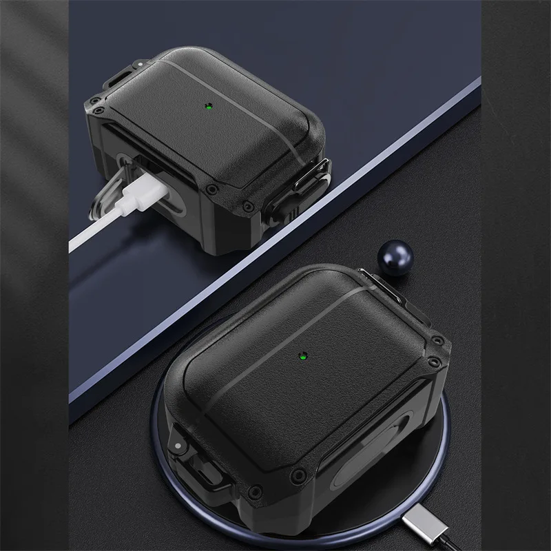 Case For Airpods Pro 2 Case Cover With Lock Protective Cover Compatible For Airpods Pro 2nd 1st Generation Waterproof Dustproof