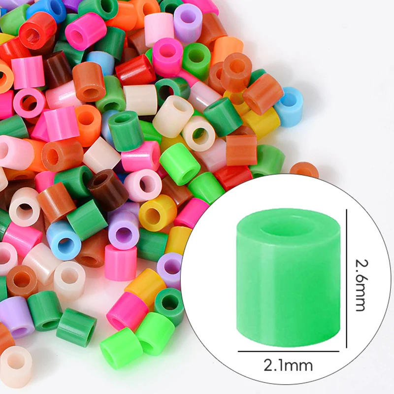 2.6mm 8400pcs/Box Fuse Beads Multiple Colors For Choose DIY Pixel Puzzle Creative Crafting Beads High Quality Handmade Gift