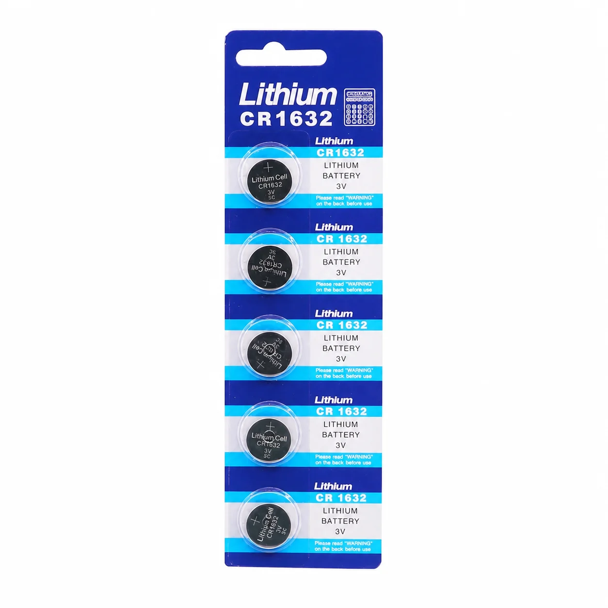 5Pcs CR1632 3V Lithium Button Cell Batteries for Automotive Remote Controls, 1632 Coin Cell Replacement