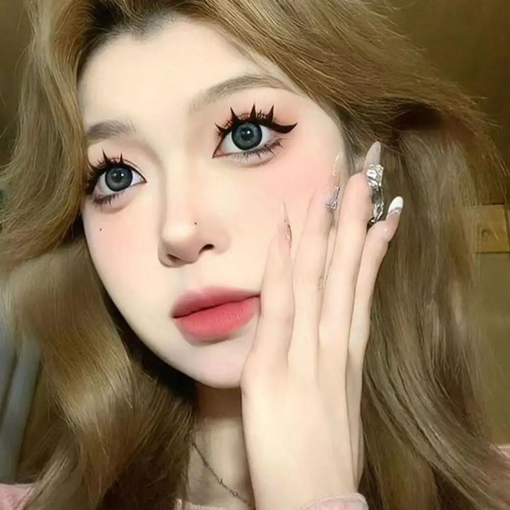 5 Paar stachelige Feenwimpern, natürlicher Look, koreanische japanische falsche Wimpern, thailändischer Stil, Make-up, Anime-Wimpern für Frauen