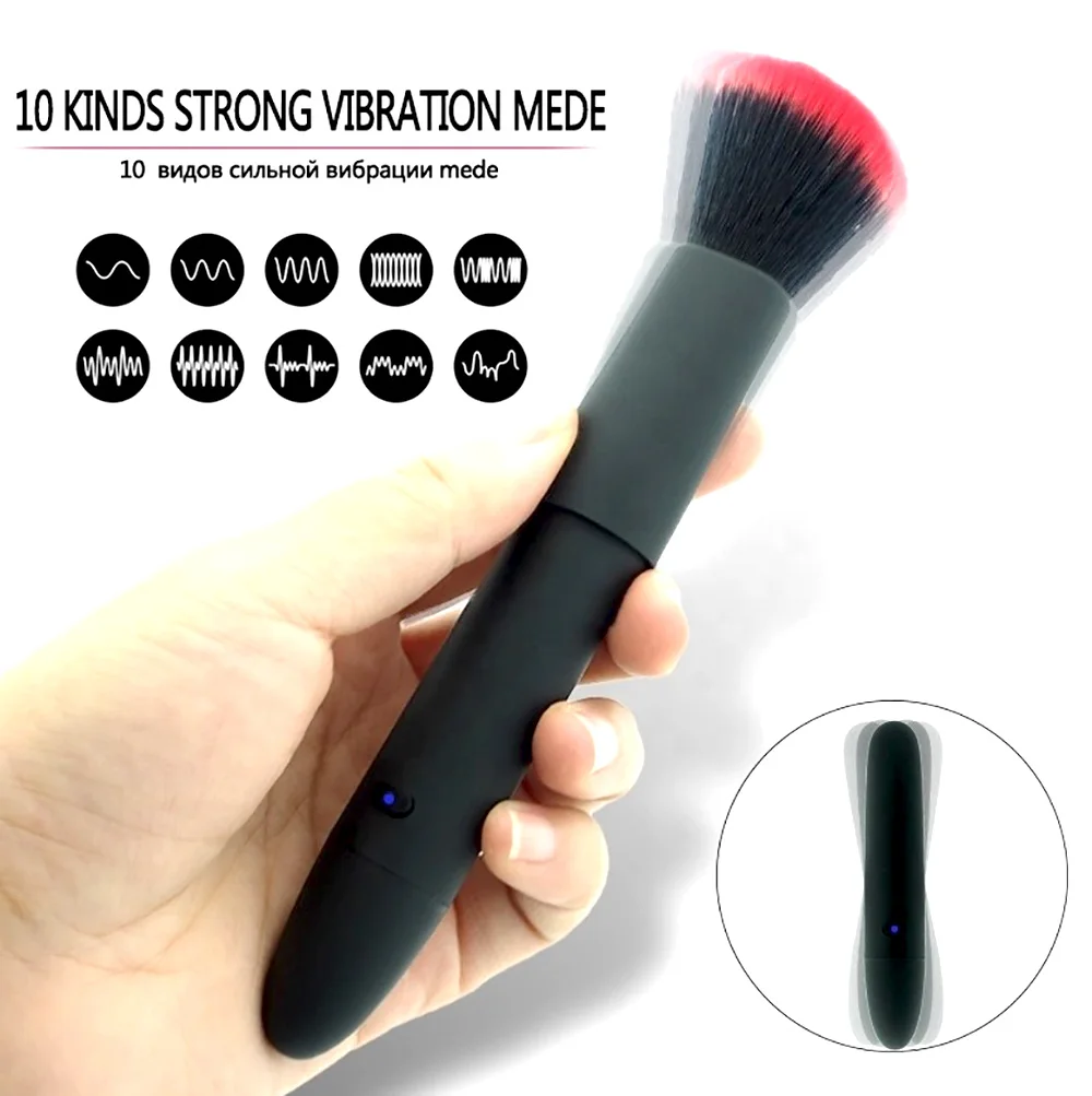 Makeup Brush Bullet Vibrators AV Magic Wand Vagina Vibrating Female Clitoris Massager Sex Toys for Women Masturbator Discreet