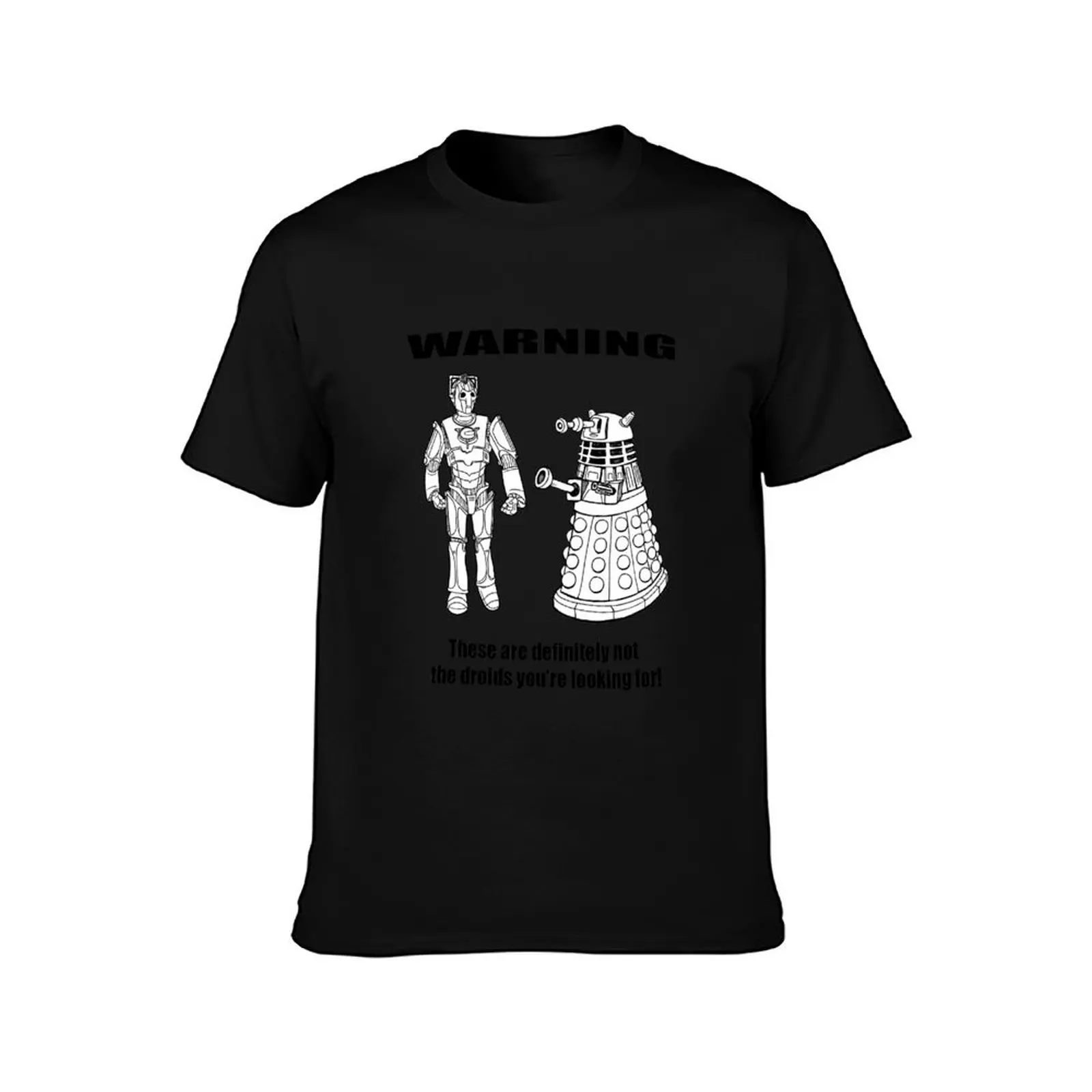 These are NOT the droids you are looking for! T-Shirt Large Size Casual Short Sleeve Top