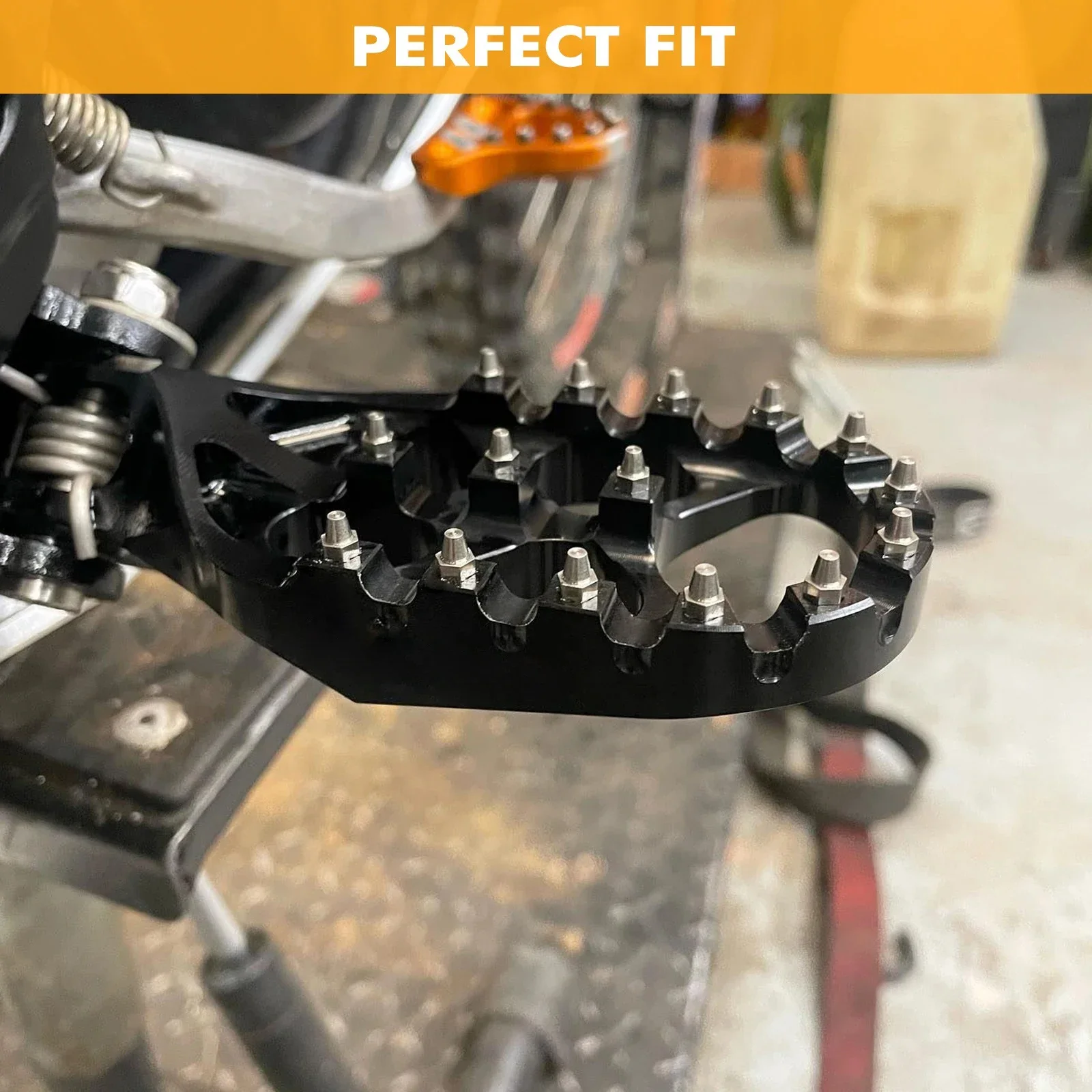 Motorcycle Foot Pegs FootRest For KTM SX SXF XC XCF EXC EXCF For Husqvarna TX FX TC FC TE FE 125 250 300 350 450 500 2024 2025