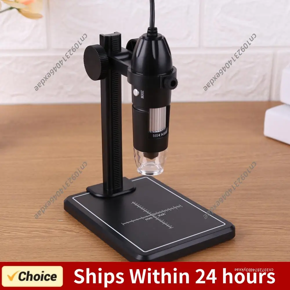 

Цифровой USB-микроскоп 1600X с 8 светодиодами и подъемной подставкой, зум-камера-лупа, портативный микроскоп для Win10, Win8, Win7