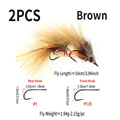 2PCS Brown