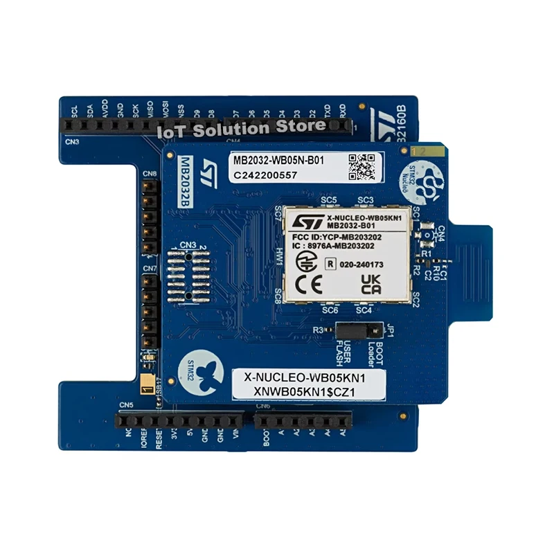 X-NUCLEO-WB05KN1 X-NUCLEO-WB05KN1 expansion board for STM32 Nucleo based on STM32WB05KN
