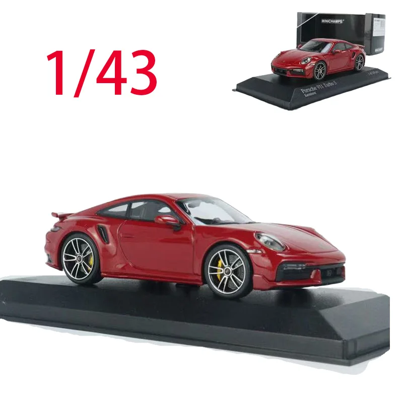 

MINICHAMPS Diecast 1/43 Scale Porsche Alloy Car Model Porsche 911 TURBO S Play Vehicles Toys for Boys Original Box