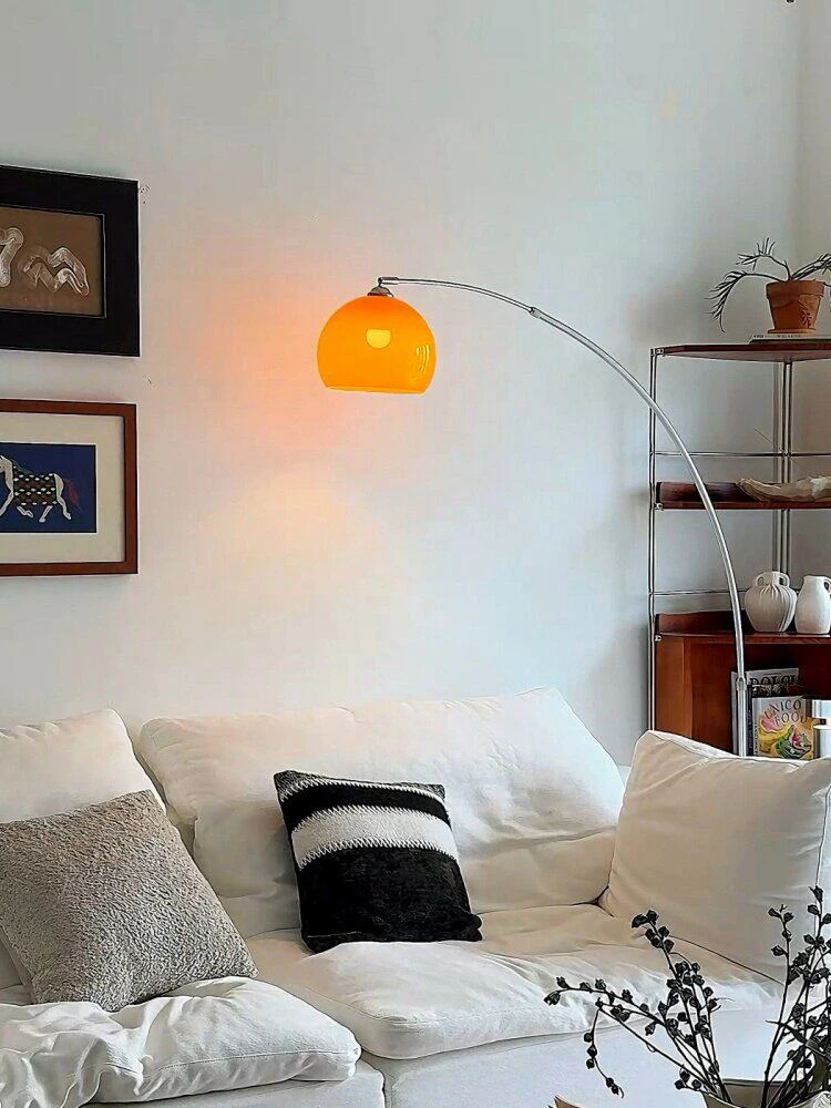 Modern Minimalist Creative Shape Decor Dimmable Arc Floor Standing Lamps for Living Bedroom Bedside Floor Table Home Decoration