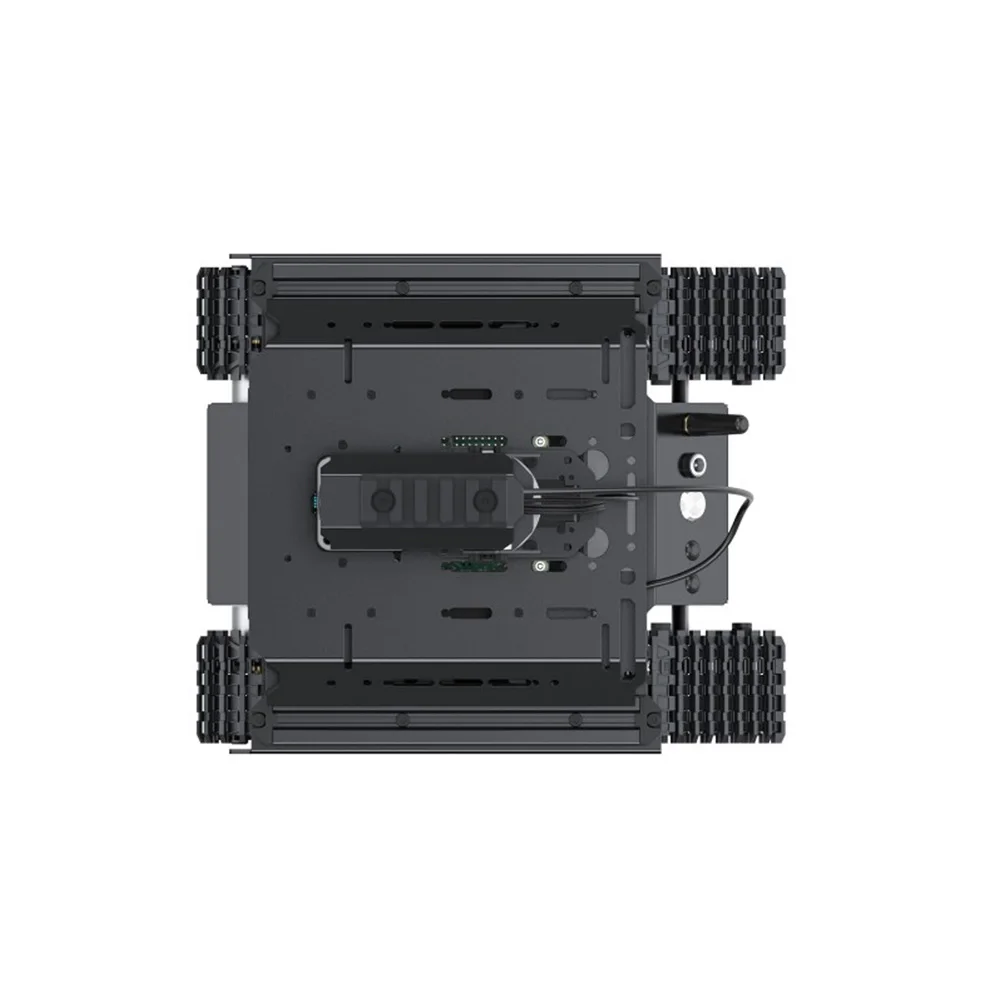 UGV Beast ROS 2 مفتوح المصدر للطرق الوعرة، روبوت AI مجنزرة، وحدات تحكم مزدوجة، رؤية الكمبيوتر لـ Raspberry Pi 4B / Raspberry Pi 5