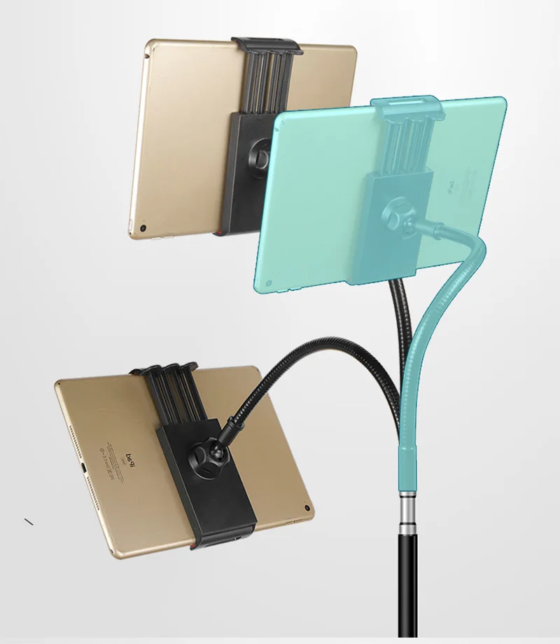Flexible Metallrohrstange Einbeinstativ Selfie Stick Ständer mit 1/4 Zoll Schraube/Kugelkopf-Verlängerungsarm für Kamerastativ-Handy – Detail 13