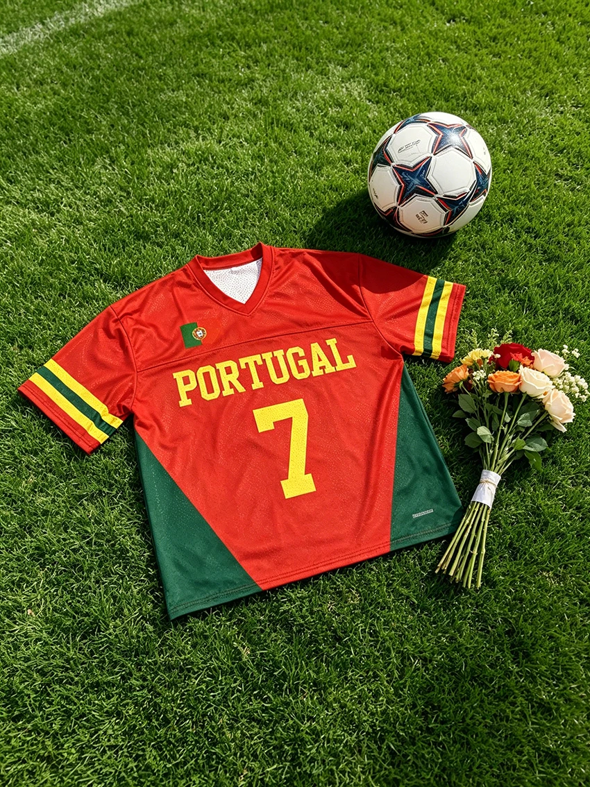Damska modna koszulka piłkarsk – Women'S Fashion Portugal recenzja i cena