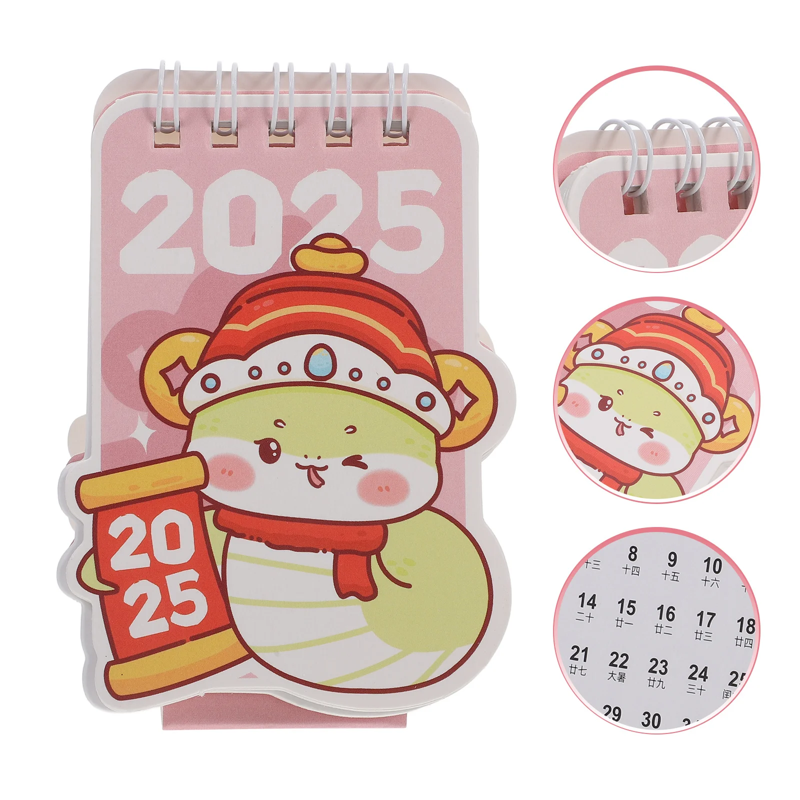 

Desktop Calendar 2025 Practical Folding Base Office Desk Calendar Small Monthly Planner Home Accessory Home Accessory