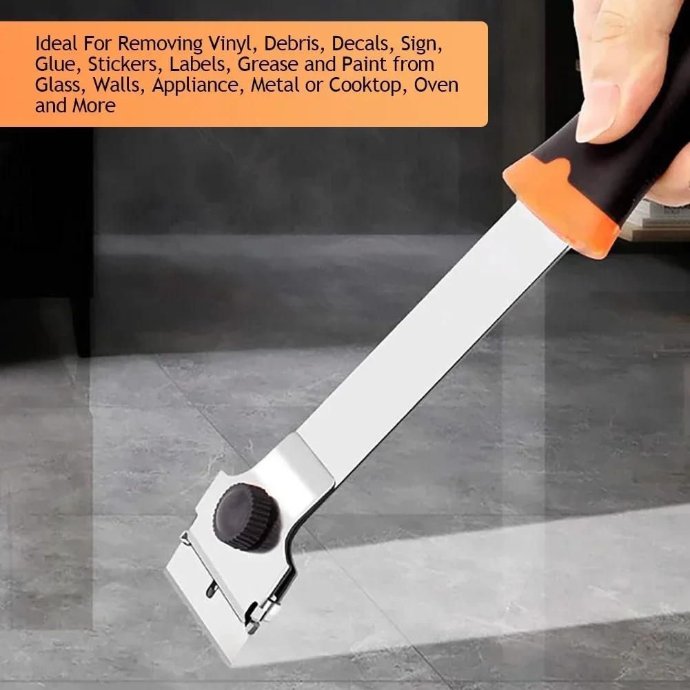 Scraper Blade Tool Auto Film Sticker Glue Ice Remover Razor Window Gap Glass Ceramic Kitchen Home Car Cleaner Squeegee Knife