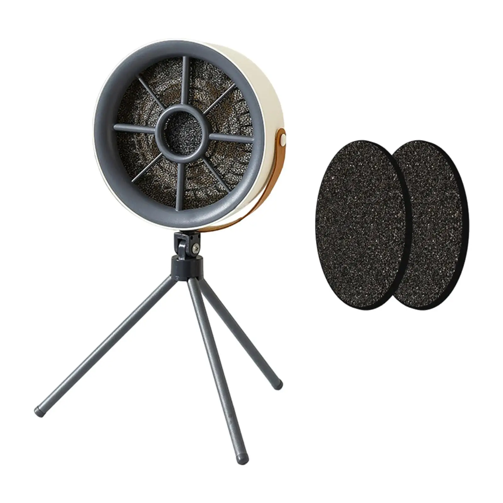 Portable Range Hood with Tripod Desktop Oil Smoke Fan Mini Household Extractor Hood for BBQ Dorm Small Place Camping Frying