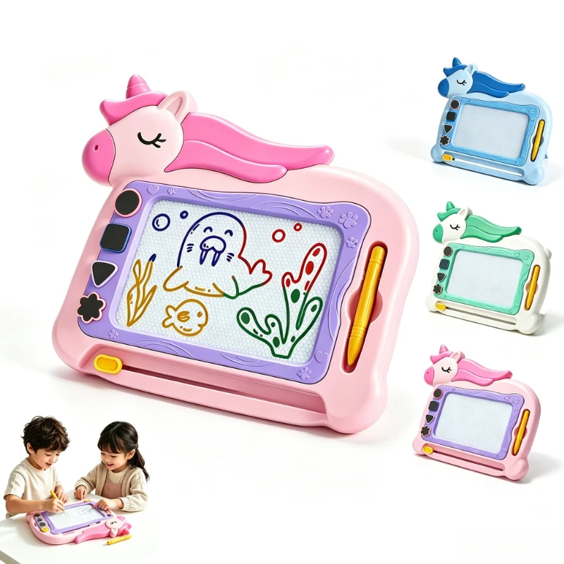 1pc Magnetic Drawing Board,Montessori Toddler Doodle Pad,Creative Educational Toy for Kids,Kindergarten Art Gift Montessori Toys