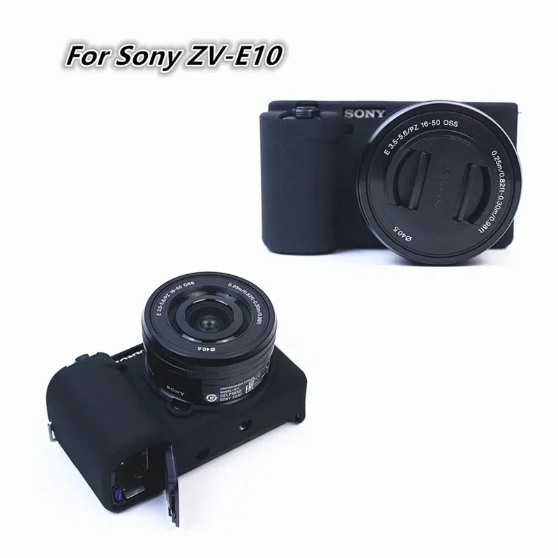 Voor Sony ZV-E10 ZV-1F zve10 zv1f anti-slip textuur ontwerp camera tas body cover protector zachte siliconen Armor Skin case