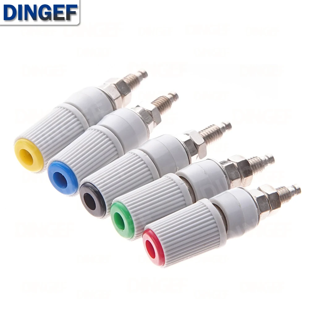 1PCS High Current 30A M5 Type 4mm Amplifier Female Banana Jack Socket Test Binding Post