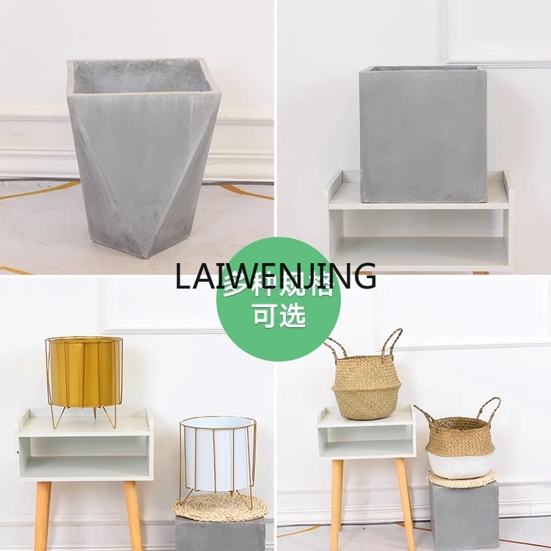 

SGF cement flower pot simple metal hand-woven flower ornament