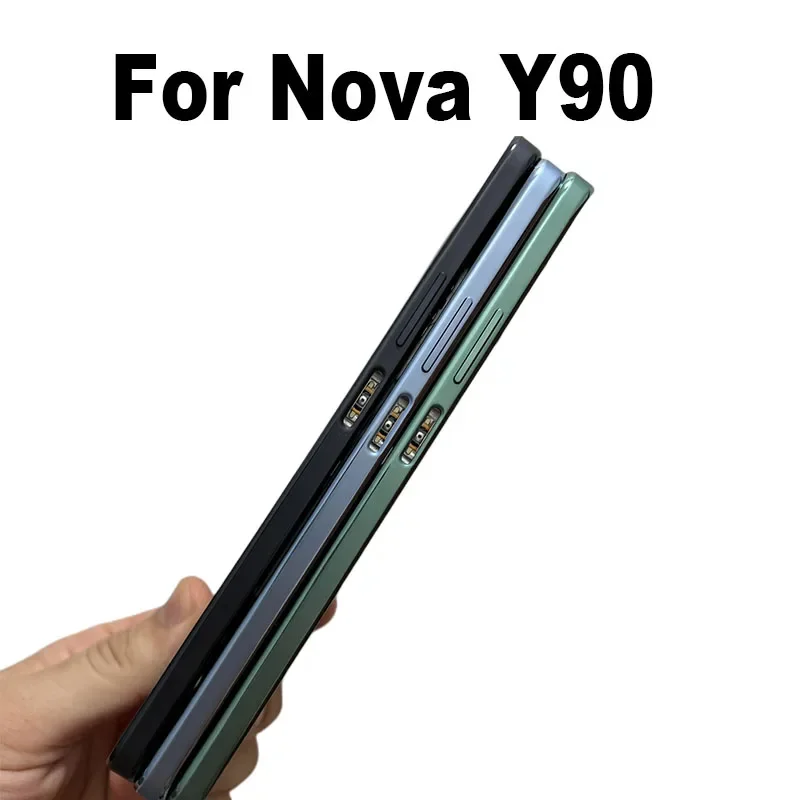 لهواوي نوفا Y90 الأوسط الإسكان LCD الإطار الأمامي الحافة الهيكل غطاء استبدال إصلاح أجزاء CTR-LX1 CTR-LX2
