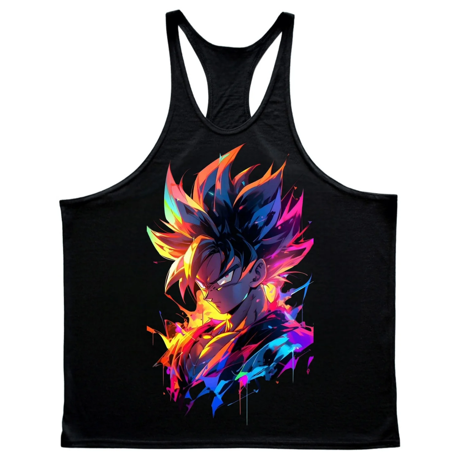Dragon Ball Herren Sommer TankTop Baumwolle Weste Japanische Anime Grafik Männlich GYM Kleidung Fitness Muskelshirt Ärmelloses Sweatshirt