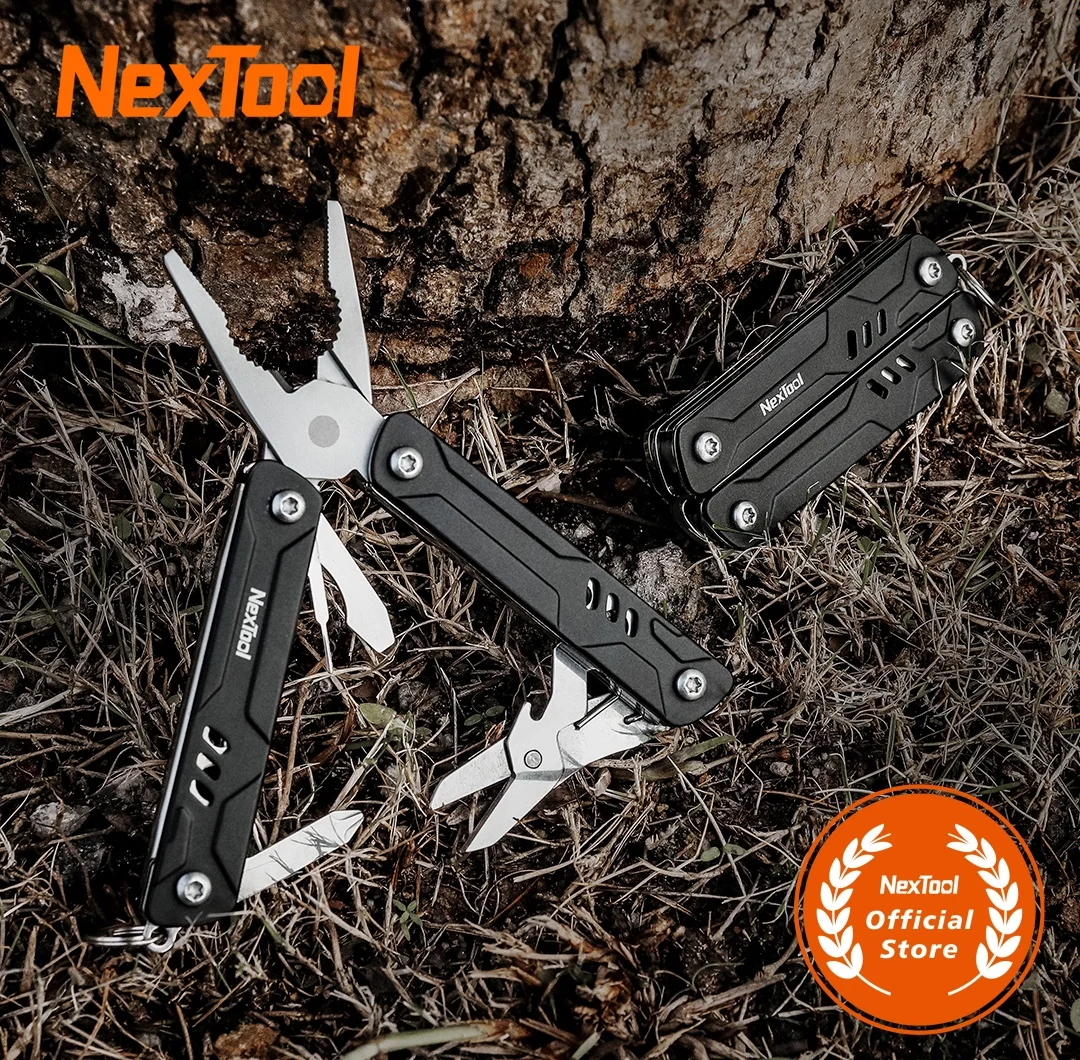 

NexTool 10 in 1 Mini Sailor Pliers Version EDC Multitools Hand Pliers Tools Mini Pocket Folding Knife Scissors Screwdriver